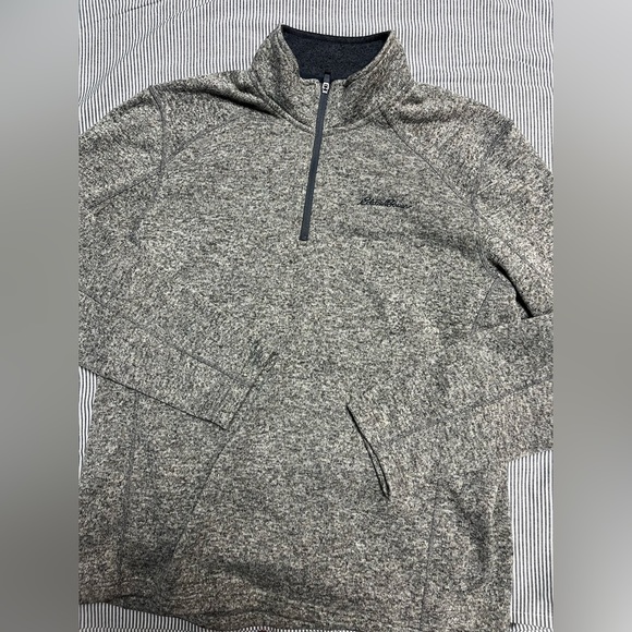 Eddie Bauer Heathered Zip Pullover XXL - Picture 3 of 3
